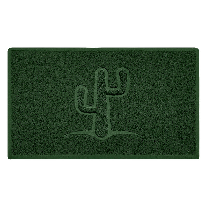 Non-Slip Indoor / Outdoor Doormat, Black, 45cm W x 75cm L