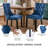 Round Pedestal Dining Set with 2 chairs-1619952287-1619952282