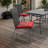 Pack of 4, 18x18x3 inch Sunbrella Square Dining Chair Cushions, Crumley Outdoor Chair Cushions-1011346818-1011734129