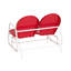 Aquille Steel Outdoor Glider-211609088