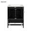 Meuble-lavabo de 24 pouces avec lavabo encastré intégré et armoire de rangement avec 2 portes et 1 tiroir. Comprend une tablette de porte à double couche, une conception à fermeture douce et des solutions de rangement polyvalentes-116234296