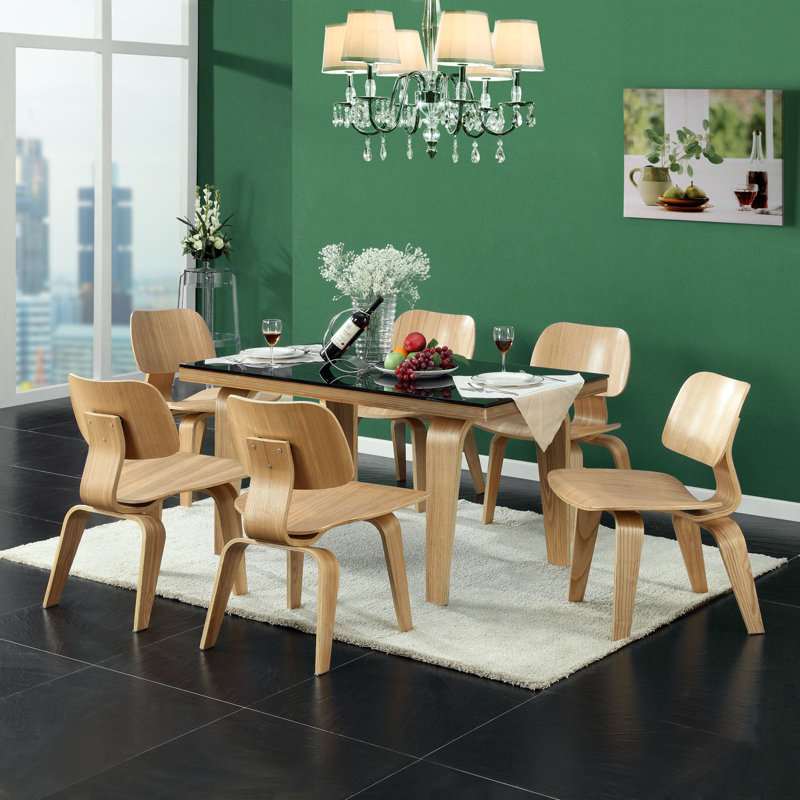 Chaise de salle à manger Fathom par Modway, Naturel, 2