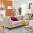 Annalise 83.4'' Faux Leather Sofa-1396709199
