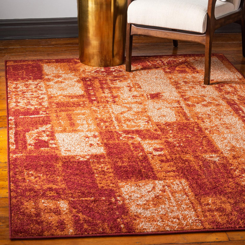 Veyo Abstract Indoor Rug, Rectangle 5'1" x 8'