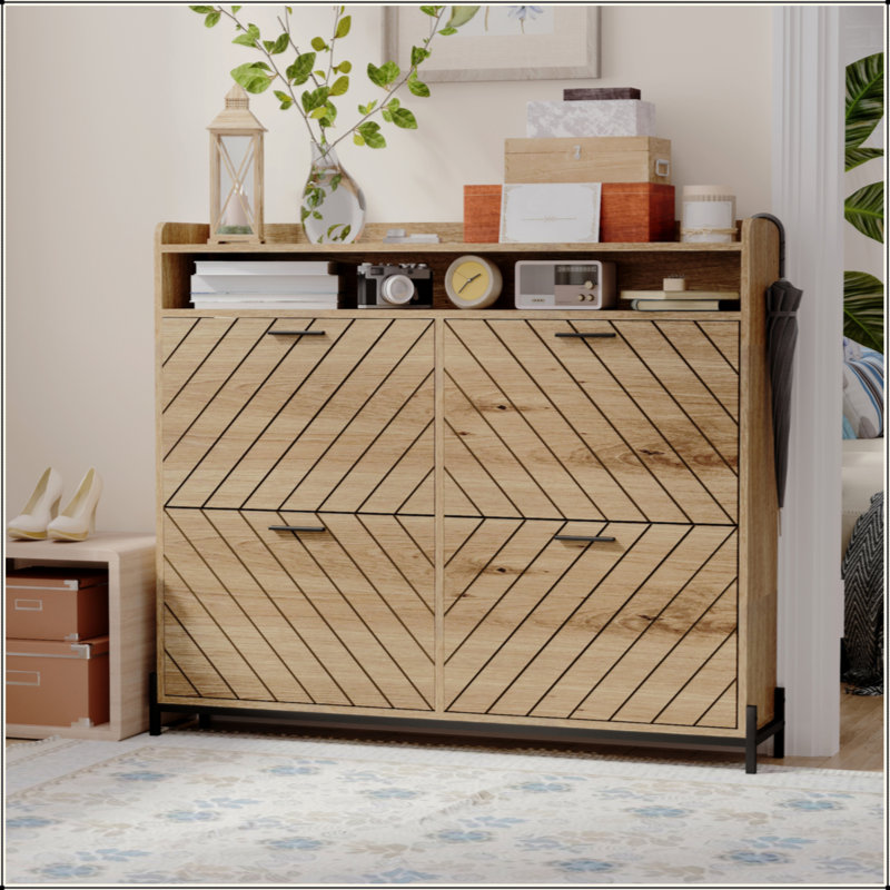 Armoire à chaussures / armoire à chaussures / armoire à chaussures, Brown