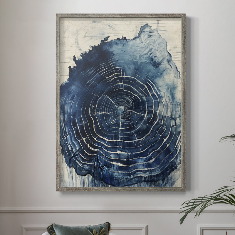 ABSTRACT Series CLXVII, reproduction encadrée - bois massif, H 30 po x l 24 po