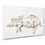 Resting Pig by Jean Bernard - Wrapped Canvas Drawing - Wrapped Canvas-55323218