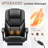 Laurren Reclining Office Chair with Massage, Ergonomic Executive Chair with Foot Rest-1987002434