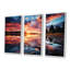Horizon, coucher de soleil au bord du lac I - lac, art mural-1055053861-1055053862