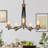 Sasakwa 5-Light Dimmable Wagon Wheel Chandelier ETL Listed
