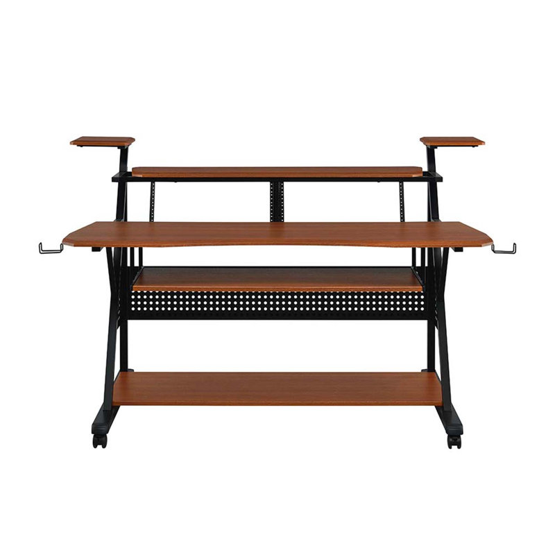 Bureau Willow Music, finition cerise et noire