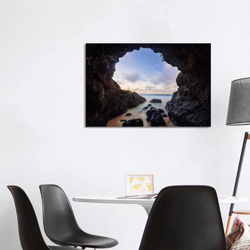 Sunrise Sea Cave by James Vodicka - Wrapped Canvas Gallery-Wrapped Canvas Giclée, 66.04cm H x 101.60cm W