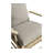 Doppler 19'' H Fabric Upholstered Oak Armchair-92618470