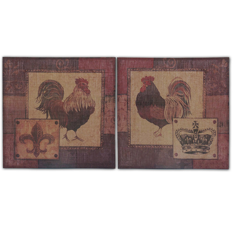 Ensemble de décoration murales en toile jute 2 pièces