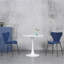 2 Makai Velvet Upholstered Dining Chair with Powder Coated Metal Legs-18446898-18446903