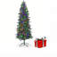 Arbre de Noël artificiel illuminé 6 pi, arbre de Noël avec lumières DEL, arbres de Noël artificiels minces, décorations de Noël pour le bureau, la maison-939744130