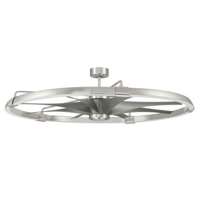Axel 52" 8 - Blade LED Smart Standard Ceiling Fan with Remote Control and Light Kit Included