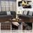 Treyshun Wicker 6-Person Sectional Conversation Sets with Cushions-1153797340-1142133816