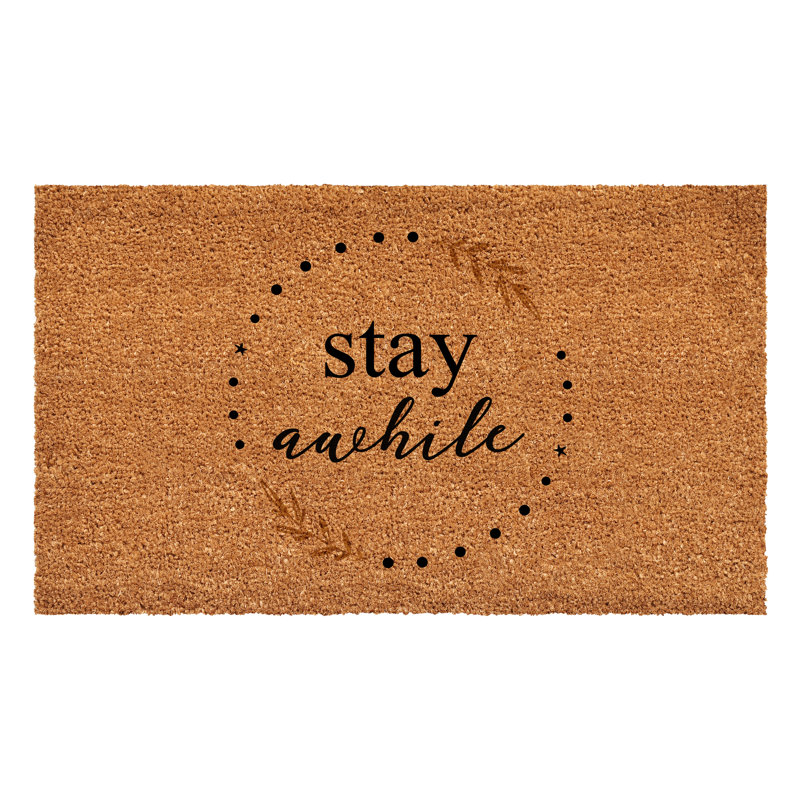 Tapis d'entrée et d'extérieur antidérapant Capucina, L 24 po x L 36 po