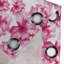 Rideau décoratif à 2 panneaux avec œillets East Urban Home, 50 po x 96 po, rose magenta-1032418867