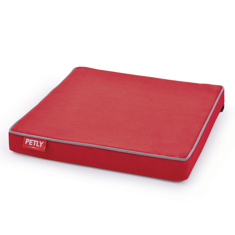 Orthopedic Microfibre Pet Bed, Red