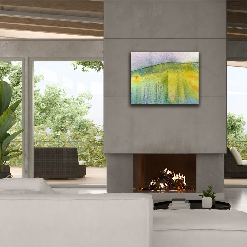  «The Autre Side 2» par Renee Kaelber, art mural sur toile, 34 po x 26 po, H 26 po x l 34 po