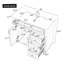 Ensemble de meuble-lavabo simple 36 po avec plateau en céramique Ida-274694761