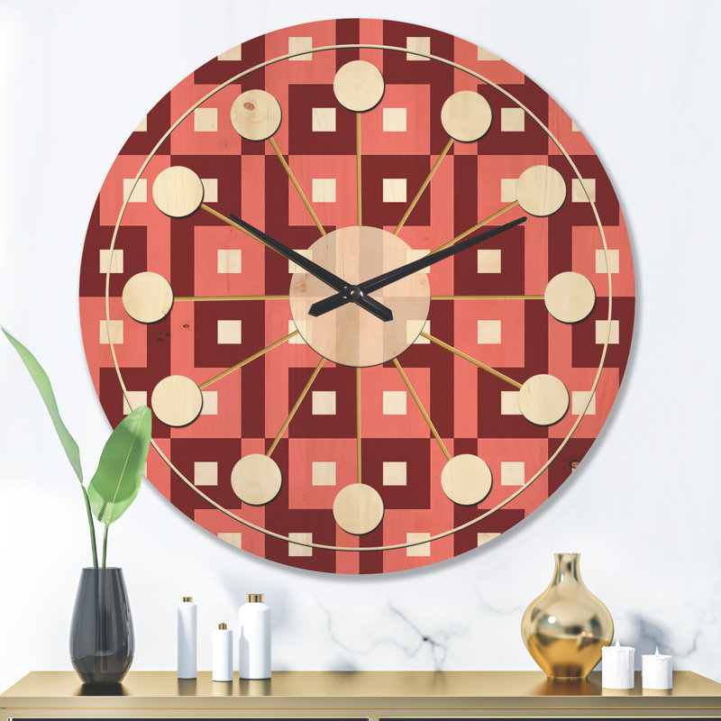 Horloge murale abstraite IV, Grand