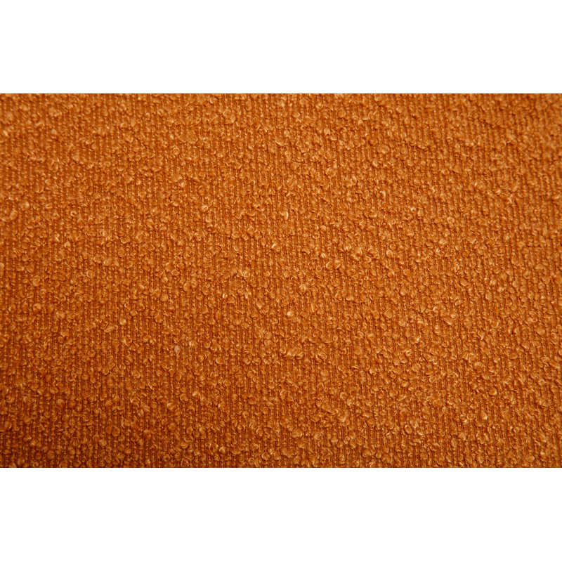 Chaise avec accoudoirs en fer Dalpat, Sherpa orange