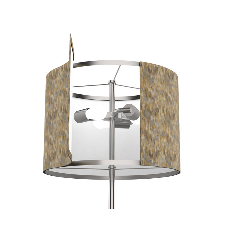 Abat-jour tambour en coton / plastique Drum