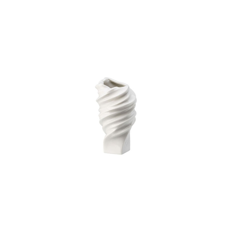 Miniature Porcelain China Table Vase, White