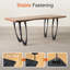 Pieds de bureau en métal Udo