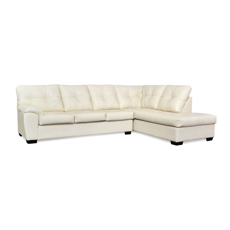 Ardme Upholstered L-Shaped Sectional Right Hand Facing, Stallion Cream