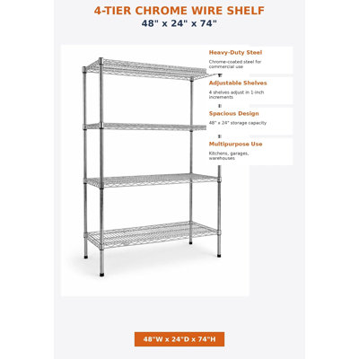Express KitchQuip 4 Shelf Dunnage Racks & Shelving