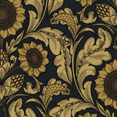 Llewelyn-Bowen Off The Wall Floral Sunnyside Up Wallpaper Roll