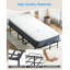 Lit escamotable portatif 46 po avec matelas en mousse à mémoire de forme de 5 po Headborad-500037383