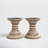 6'' H Wood Tabletop Candlestick