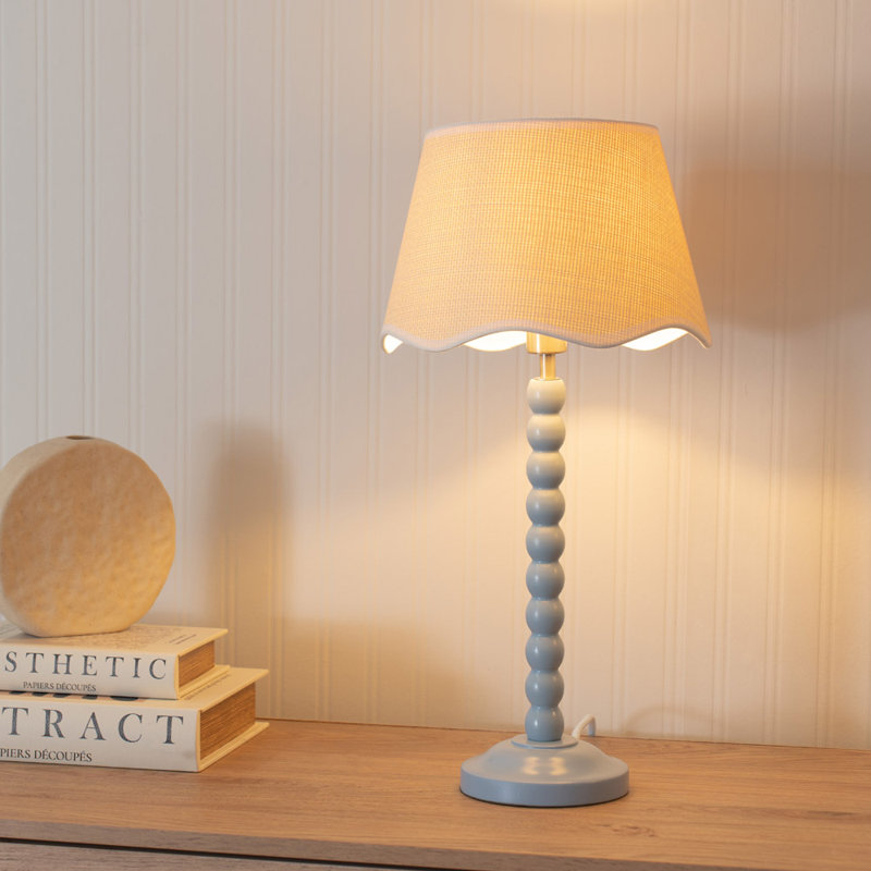 Corlyn Table Lamp, Blue, No