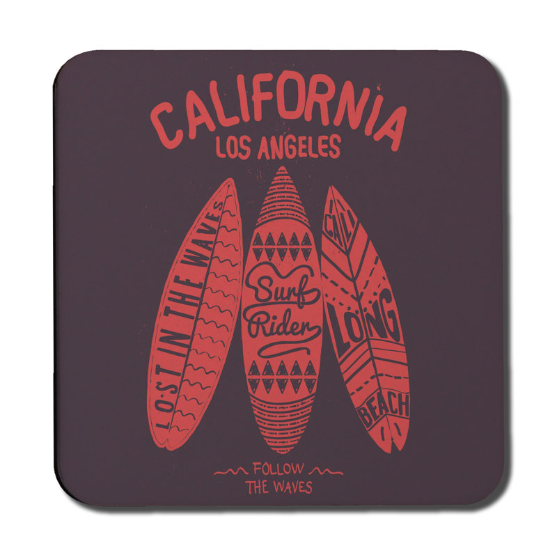 Square 6 Piece Coaster Set