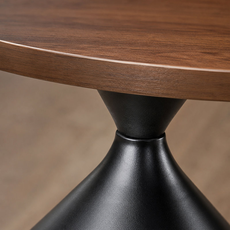 Ensemble de tables basses 2 pièces, Walnut / Black