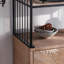 Black + Manufactured Wood Display Cases