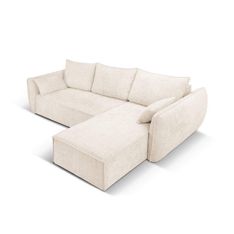 Blessington 4 Seater Sofa Bed, Beige, Right Hand Facing