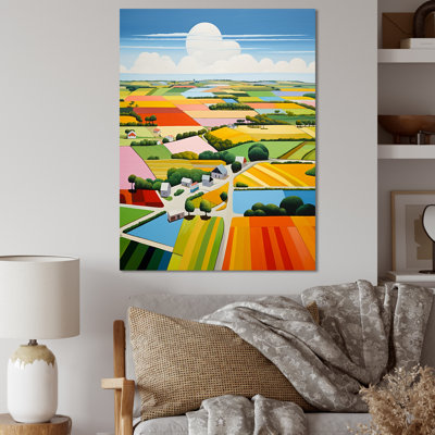 " De Stijl Farm Landscape I "