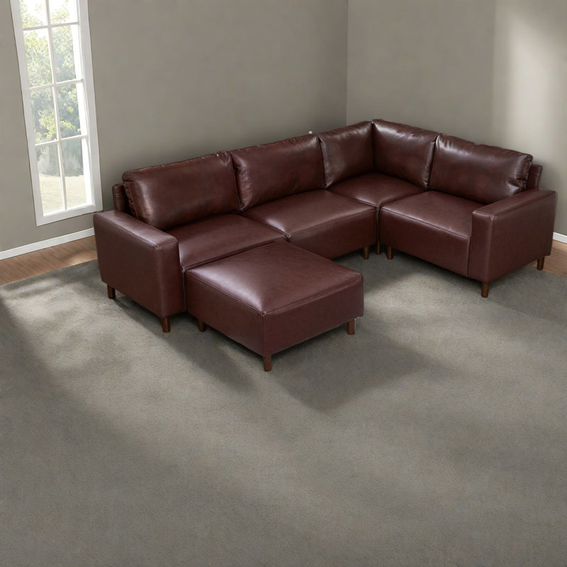 Versatile Modular Sectionals, Breathable Pu Leather, Modern Elegance For Home