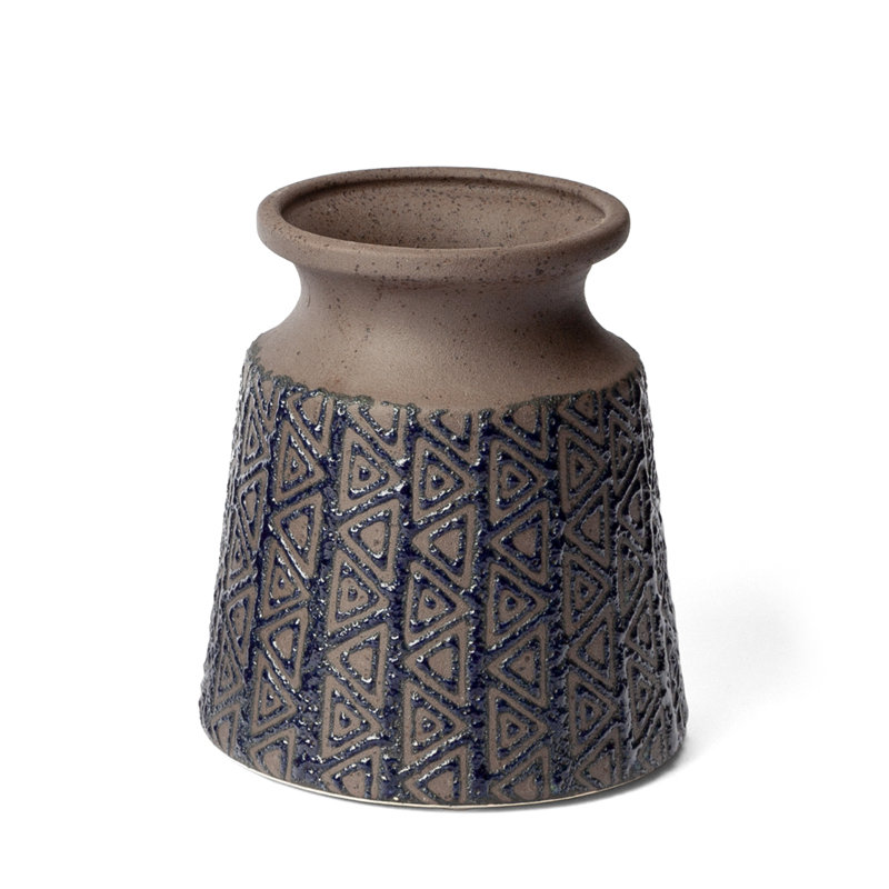Vase de table Mahaney, H 5,5 po x l 4,7 po x P 4,7 po