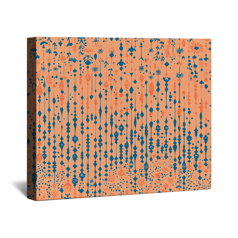 Geometric Canvas  Gallery Wrap - Abstract Wall Decor in Many Sizes, 12 x 12 inches