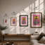 Crowned in Radiance Art Deco - Framed Print-1312447762-1312447791