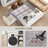 Area Rug   Machine Washable Rug, Non-Slip Traditional Flower Print Floor Cover Foldable Carpet for Living Room, Bedroom, Dining Room, Grey and Brown-220221448