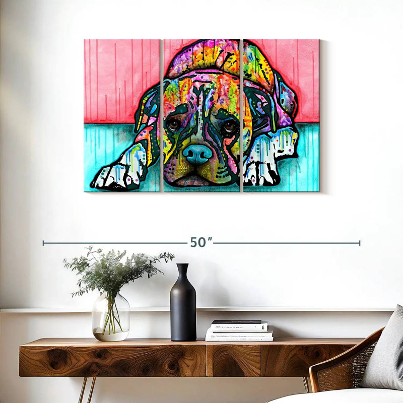 Brampt Lying Boxer, 24" H x 38" W