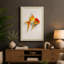 Gilded Goldfish Botanical - Wrapped Canvas-783339476-783339487